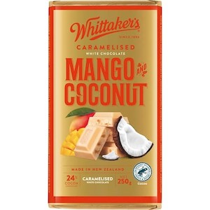 Whittakers Chocolate Block Mango and Coconut 250g
