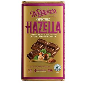 Whittakers Chocolate Block Hazella 250g