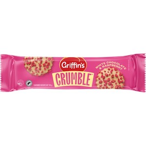 Griffins Cookies Crumble White Chocolate & Raspberry 165g