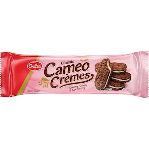 Creme And Filled Biscuits: Griffins Cameo Cremes Biscuits 250g