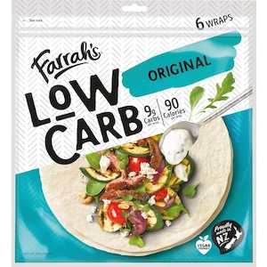 Cookies And Cakes: Farrah's Original Low Carb Wraps 6 pack