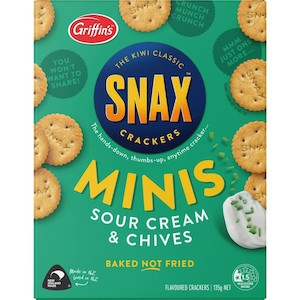 Griffin's Snax Minis Sour Cream & Chives 135g