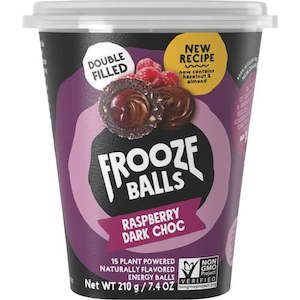 Muesli Bars: Frooze Balls Snacks Raspberry Dark Choc 210g