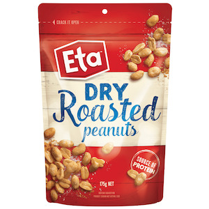 Chips N Dip: Eta Peanuts Dry Roasted 175g