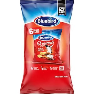 Bluebird Potato Chips Originals 108g Multipack 6pk