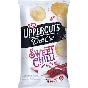 Potato Chips: Eta Upper Cuts Chips Sweet Chilli Relish 140g
