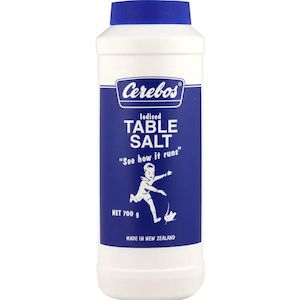 Cerebos Salt Iodised Table 700g