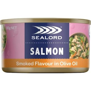 Sealord Sensations Salmon Smoked Flavour in Olive Oil 85g