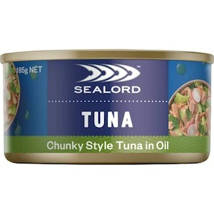 Canned Foods: Sealord Tuna Chunk Style In Oil 185g