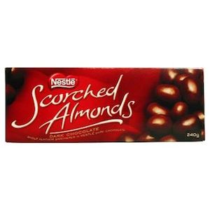 Nestle Scorched Almonds Dark Chocolate 240g