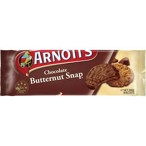 Chocolate Biscuits: Arnotts Chocolate Biscuits Butternut Snap 200g