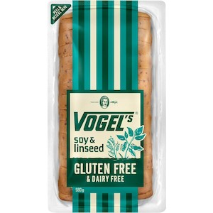 Vogels Gluten Free Soy & Linseed Sliced Bread 580g