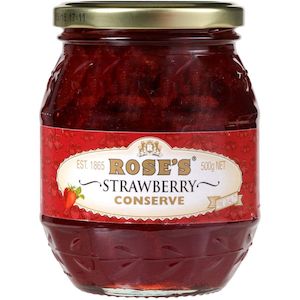 Spreads: Roses Strawberry Conserve 375g
