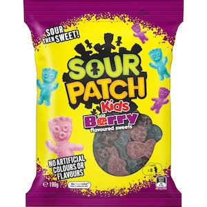 Gummy: The Natural Confectionery Co Sour Patch Kids Berry 190g