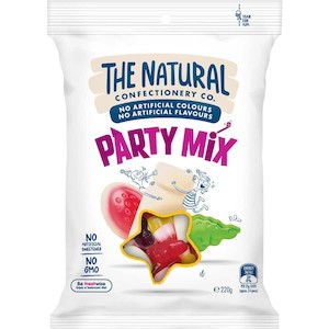 Gummy: The Natural Confectionery Co Sweets Party Mix 220g