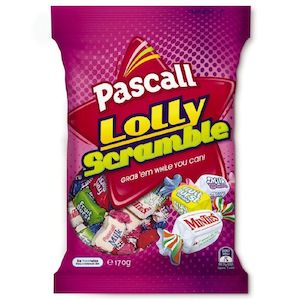 Toffee: Pascall Lolly Scramble 170g