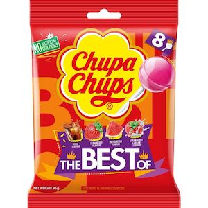 Hard: Chupa Chups Lollipops 8 pack 96g