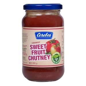 Pickles Relish: Cerebos Sweet Fruit Chutney jar 400g