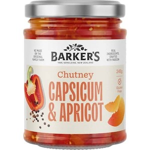 Pickles Relish: Barkers Chutney Capsicum & Apricot 245g