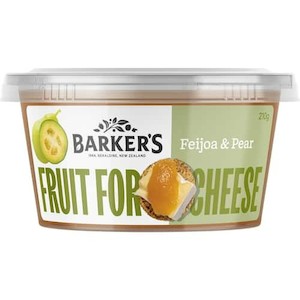 Pickles Relish: Barker's Feijoa & Pear Fruit 210g