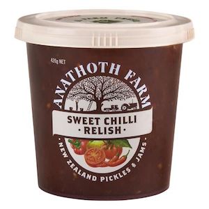 Pickles Relish: Anathoth Farm Sweet Chilli Relish 420g