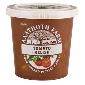 Pickles Relish: Anathoth Farm Tomato Relish 390g