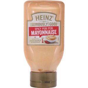 Dressing Mayonnaise: Heinz Spicy Peri Peri Mayonnaise 295ml