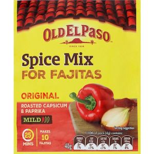 Recipe Bases Gravies: Old El Paso Mexican Fajita Seasoning 40g