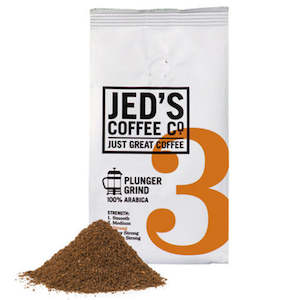 Jeds Coffee Bags Australia: Jeds Coffee Plunger Grind No 3 200g