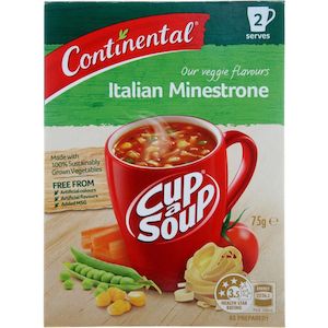 Soups: Continental Cup A Soup Italian Minestrone