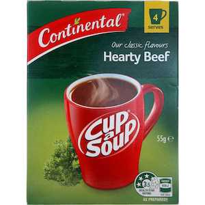 Soups: Continental Cup A Soup Hearty Beef