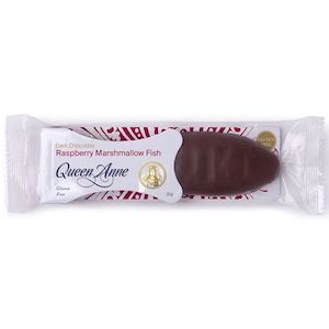 Queen Anne Raspberry Marshmallow Chocolate Fish