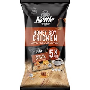 Kettle Chip Co Honey Soy Chicken 110g 5 pack