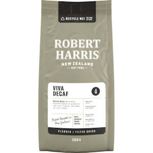 Drinks: Robert Harris Viva Decaf Plunger Filter Coffee 200g