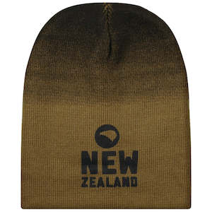 Gifts Magazines: Beanie NZ Dip Dyed Brown
