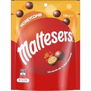 Maltesers Honeycomb Milk Chocolate Bag 125g