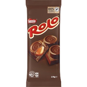 Chocolate Blocks: Nestle Rolo Chocolate Block 170g