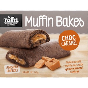 Cereals And Muesli Bars: Tasti Muffin Bakes Choc Caramel 240g