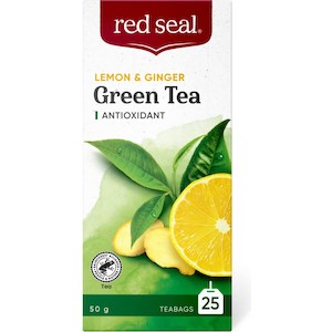 Drinks: Red Seal Green Tea Lemon & Ginger 25 Pack