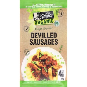 Mrs Rogers Recipe Base Devilled Sausages 34g