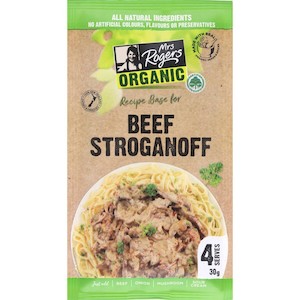 Condiments: Mrs Rogers Recipe Base Beef Stroganoff 30g