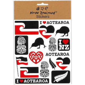 Gifts Magazines: Stickers NZ Maori Aroha