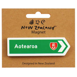 Gifts Magazines: Magnet NZ Road Sign Aotearoa