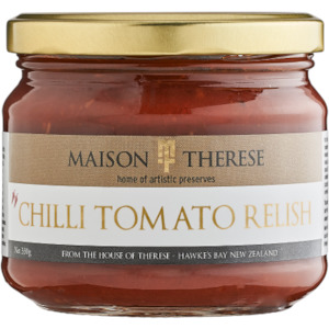 Pickles Relish: Maison Therese Chilli Tomato Relish 330g