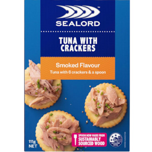Prepared Foods: Sealord Tuna & Crackers Smoked Flavour 111g