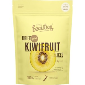 Prepared Foods: Little Beauties Air Dried Gold Kiwifruit Slices 50g