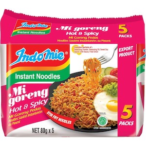 Indomie Instant Noodles Hot & Spicy 425g 5pk