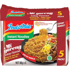 Prepared Foods: Indomie Instant Noodles Satay 425g 5pk