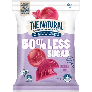 The Natural Confectionery Co. 50% Less Sugar Berry Wave 130g