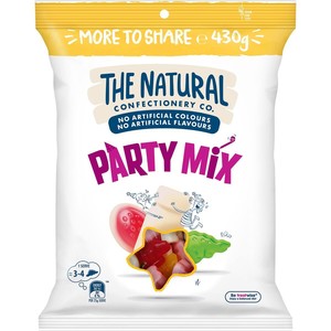 Lollies: The Natural Confectionery Co. Party Mix Share Bag 430g